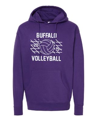 Buffalo Volleyball Independent Trading Co. - Midweight Hooded Sweatshirt - SS4500 - 5-Color Options