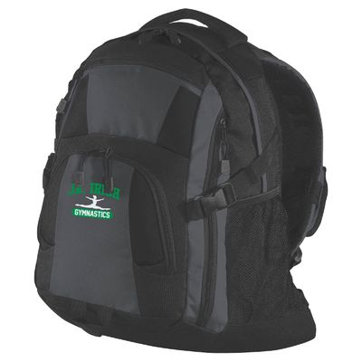 Maple Lake Jr Irish Port Authority Urban Backpack - BG77 - Black / Magnet (Personalize Option)