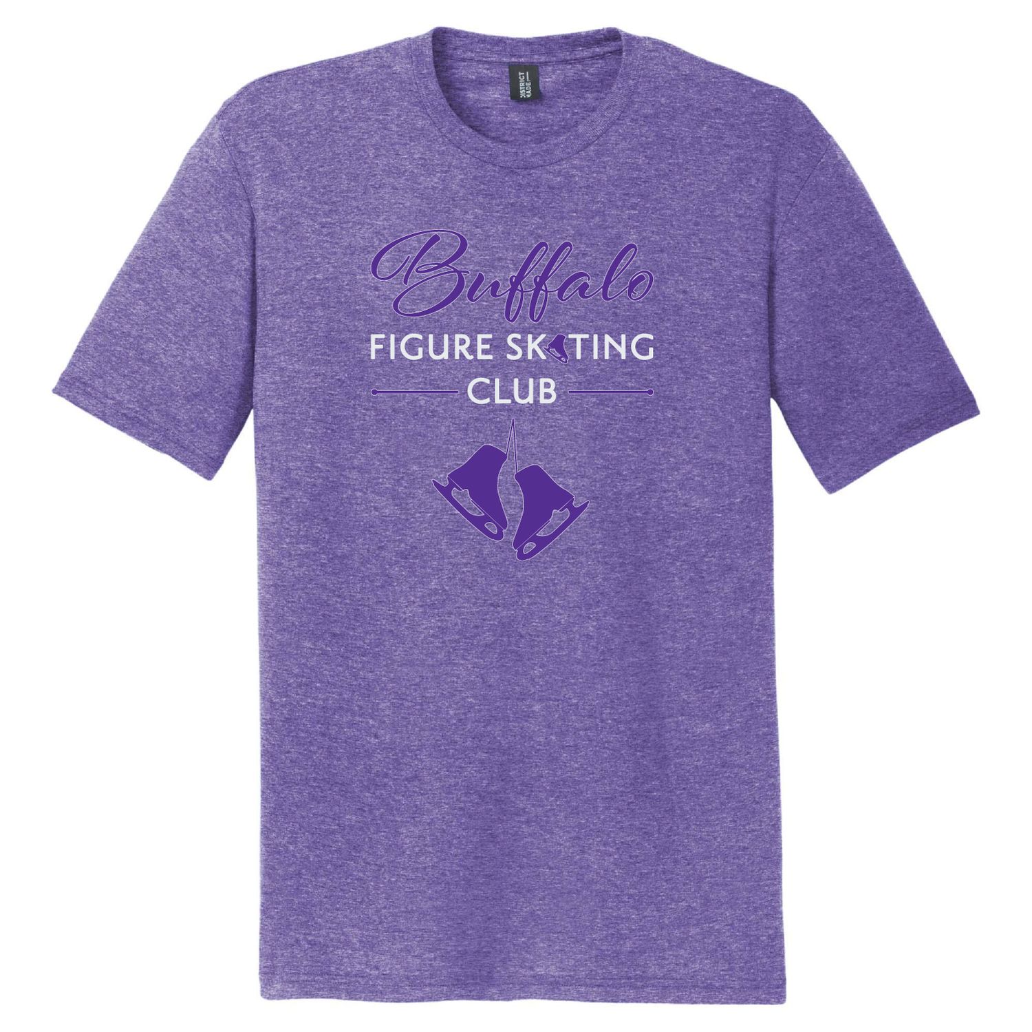 Buffalo Figure Skating Club District Perfect Tri Tee - DM130 - 3-Color Options