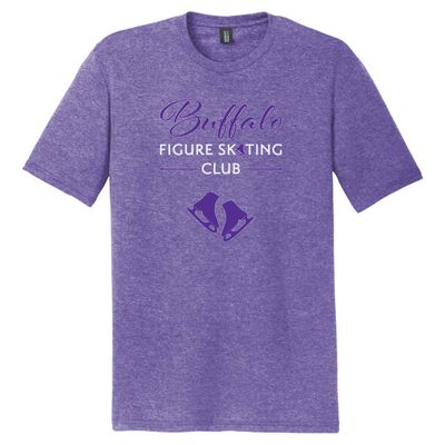 Buffalo Figure Skating Club District Perfect Tri Tee - DM130 - 3-Color Options