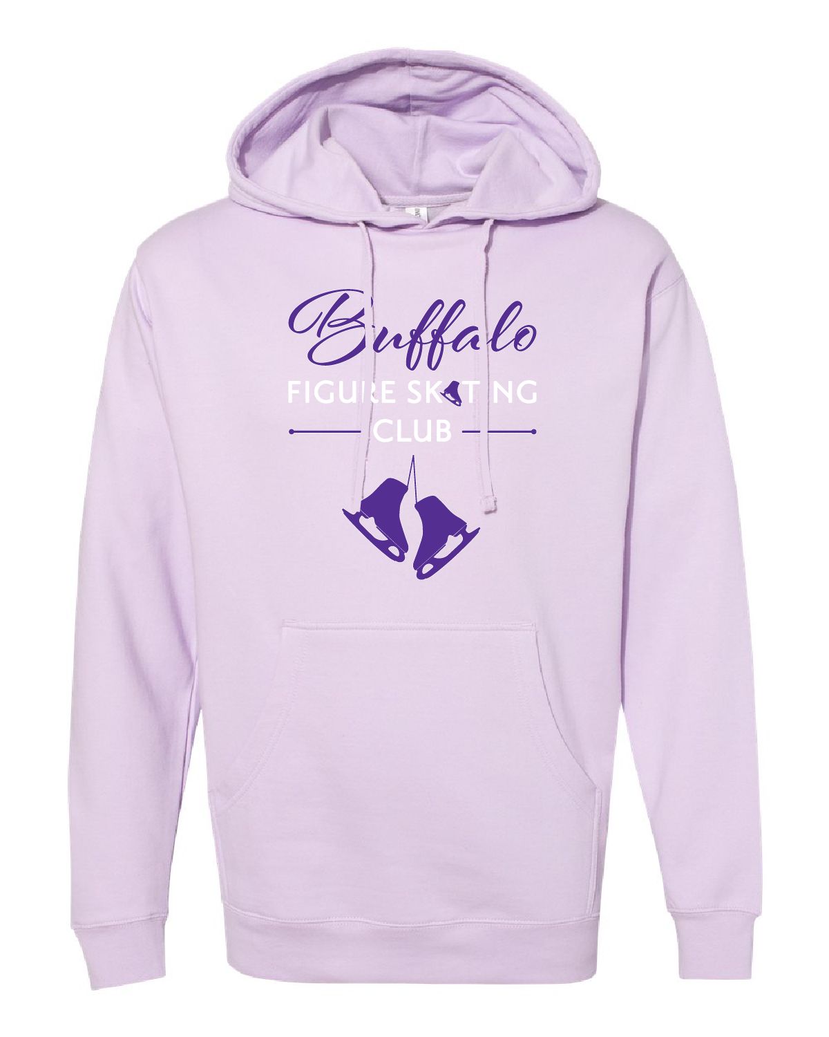 Buffalo Figure Skating Club Independent Trading Co. - Midweight Hooded Sweatshirt - SS4500 - 4-Color Options (Personalize Option)