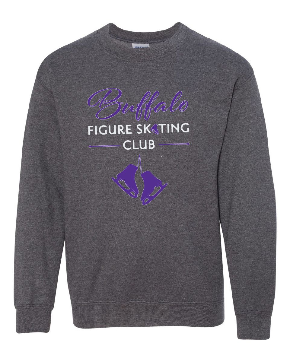 Buffalo Figure Skating Club Heavy Blend Youth Crewneck - 18000B - 2-Color Options (Personalize Option)