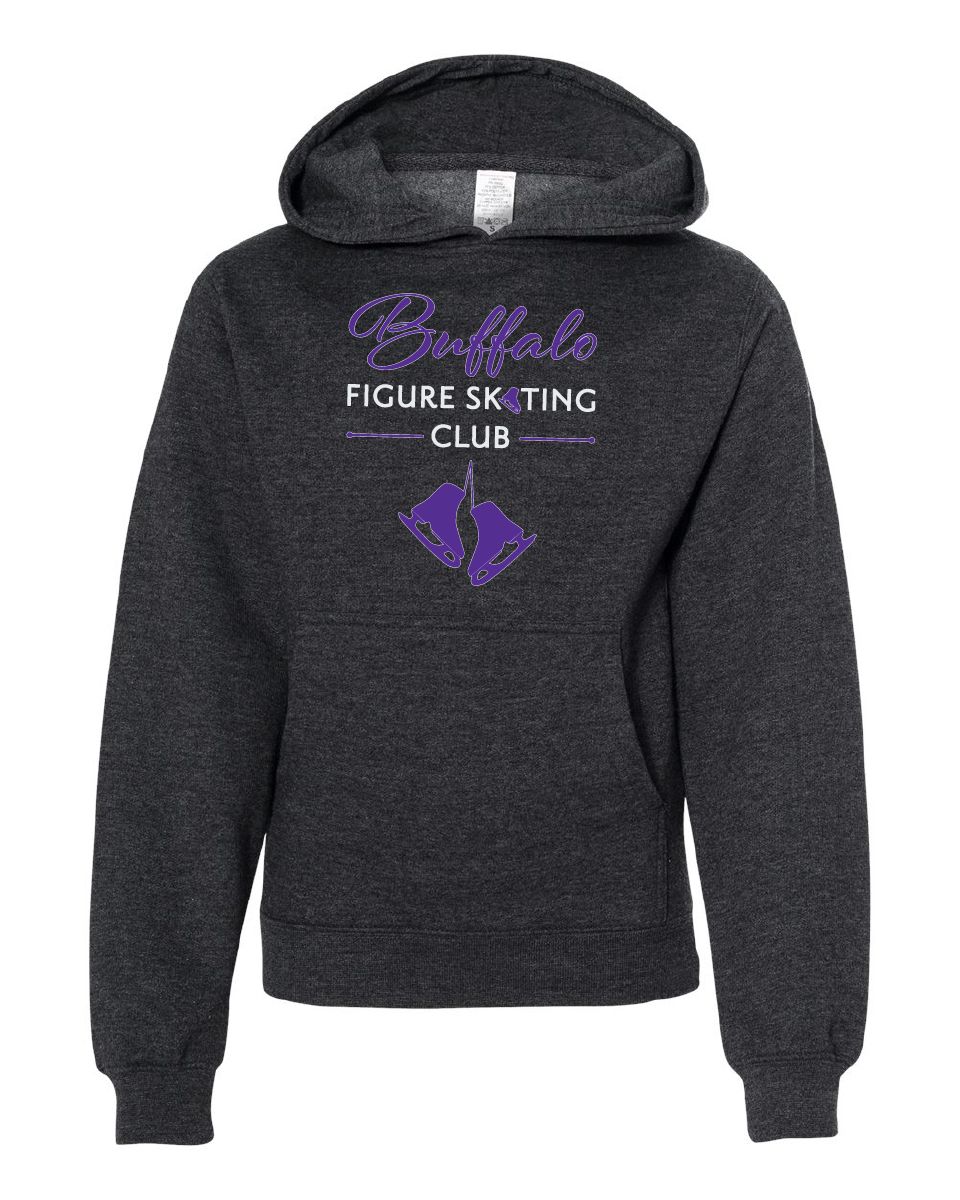 Buffalo Figure Skating Club Independent Trading Co. - Youth Midweight Hooded Sweatshirt - SS4001Y - 2-Color Options (Personalize Option)