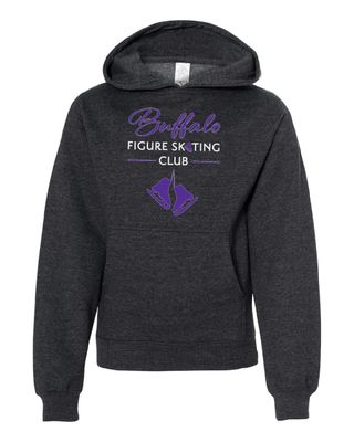 Buffalo Figure Skating Club Independent Trading Co. - Youth Midweight Hooded Sweatshirt - SS4001Y - 2-Color Options (Personalize Option)
