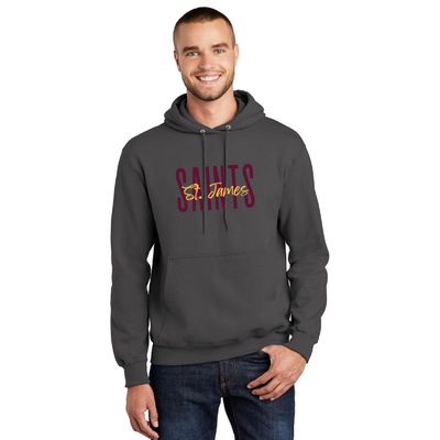 St. James Saints Hoodie - PC90H - Charcoal