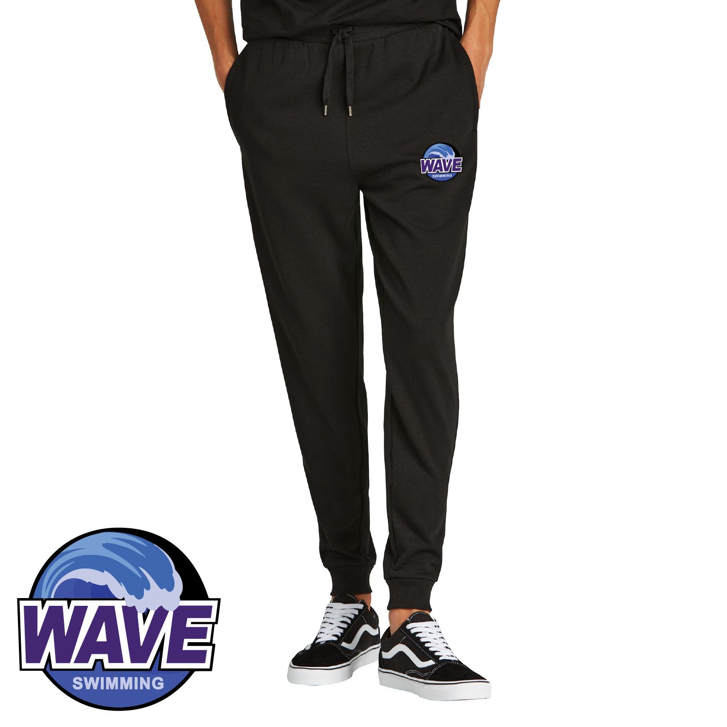 Wave Swimming District Perfect Tri Fleece Jogger - DT1307 - Black