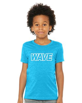 Wave Swimming BELLA+CANVAS Youth Heather CVC Tee - BC3001YCVC - 3-Color Options