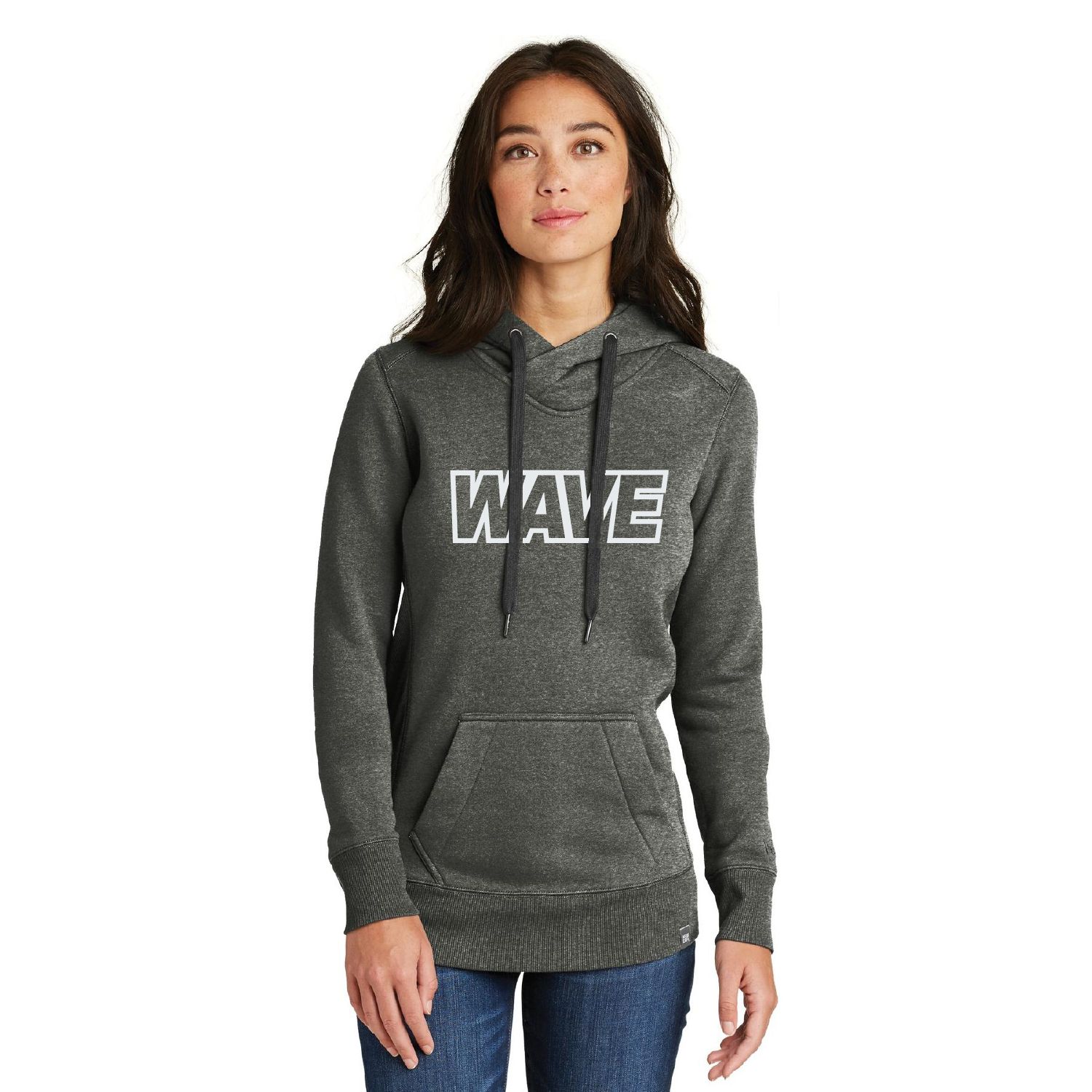 Wave Swimming New Era Women's French Terry Pullover Hoodie - LNEA500 - 2-Color Options Wave Swimming New Era Women's French Terry Pullover Hoodie - LNEA500 - 2-Color Options