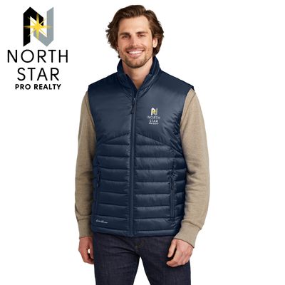 North Star Pro Realty Eddie Bauer Quilted Vest - EB512 - 3-Color Options
