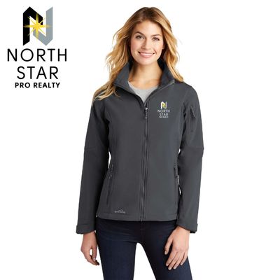 North Star Pro Realty Eddie Bauer Women&#39;s Soft Shell Jacket - EB531 - 3-Color Options