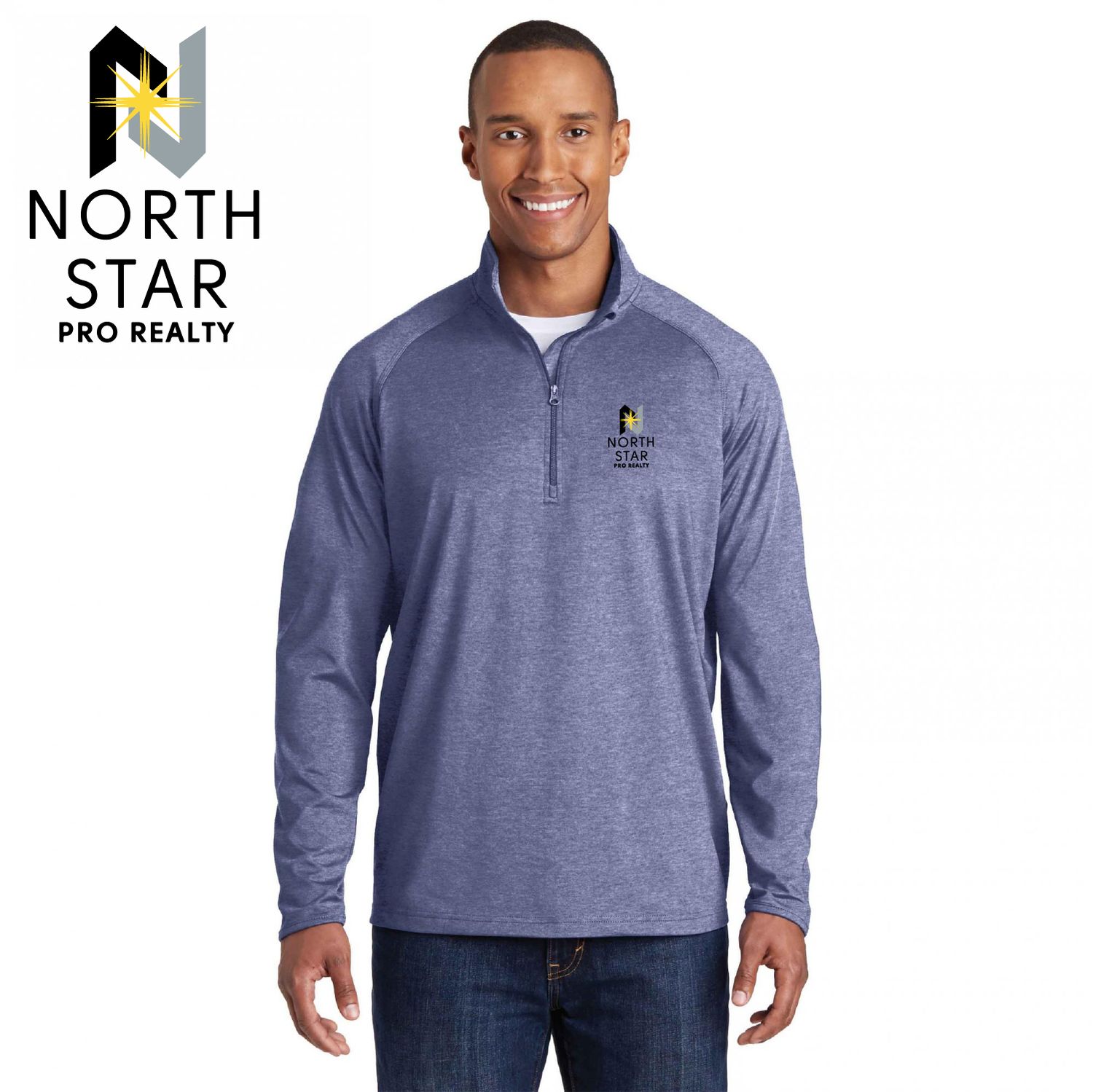 North Star Pro Realty Sport-Tek Sport-Wick Stretch 1/4-Zip Pullover - ST850 - 5-Color Options