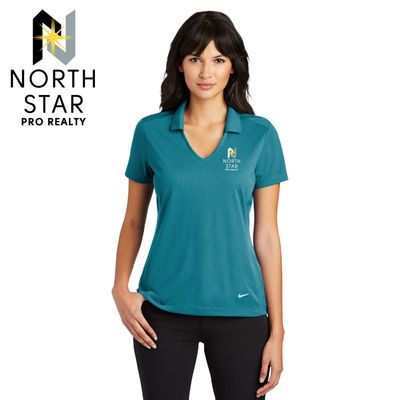 North Star Pro Realty Nike Women&#39;s Dri-FIT Vertical Mesh Polo - 637165 - 4-Color Options
