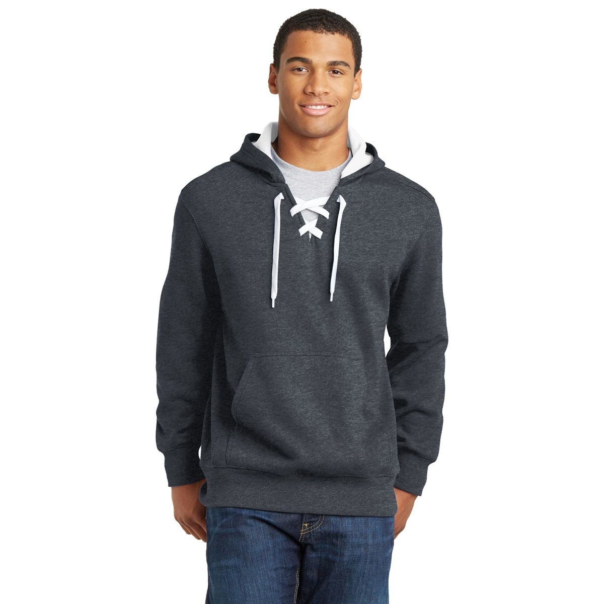 Phēnom Racing Sport-Tek Hockey Lace Hooded Sweatshirt - ST271 - 2-Color Options
