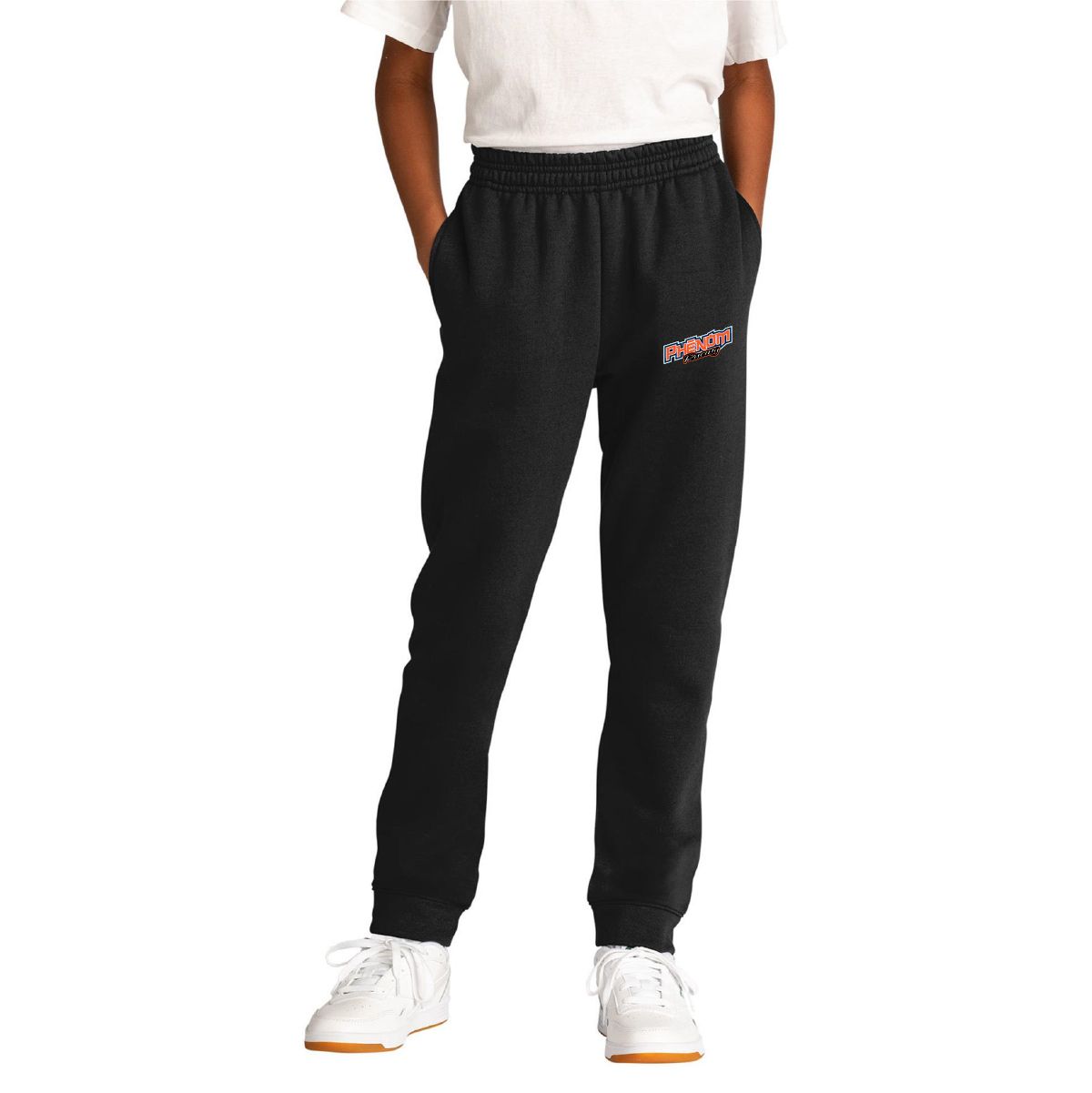 Phēnom Racing Port &amp; Co Youth Core Fleece Jogger - PC78YJ - Black