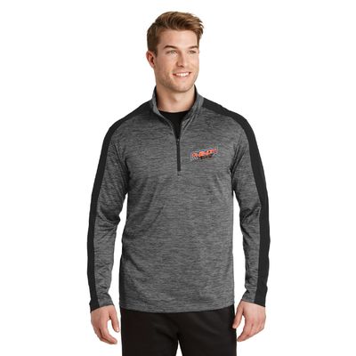 Phēnom Racing Sport-Tek PosiCharge Colorblock 1/4-Zip Pullover - ST397 - Grey-Black Electric/Black Phēnom Racing Sport-Tek PosiCharge Colorblock 1/4-Zip Pullover - ST397 - Grey-Black Electric/Black
