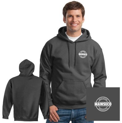 MAWSECO Gildan Hooded Sweatshirt - Dark Heather