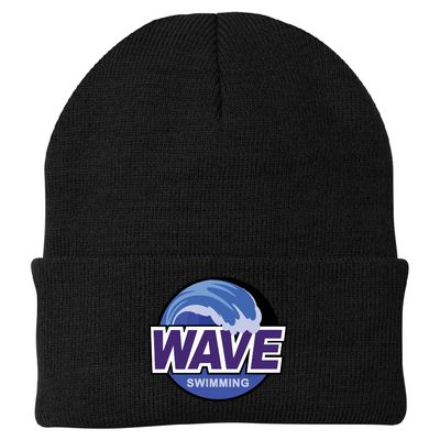 Wave Swimming Port &amp; Co. Knit Winter Cap - Black