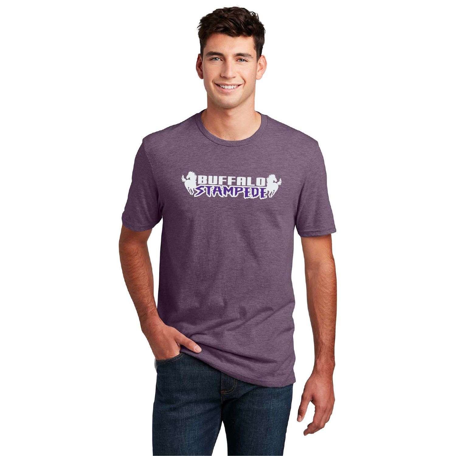 Buffalo Stampede District Perfect Blend CVC Tee - DM108 - 2-Color Options LIMITED SUPPLY Buffalo Stampede District Perfect Blend CVC Tee - DM108 - 2-Color Options LIMITED SUPPLY