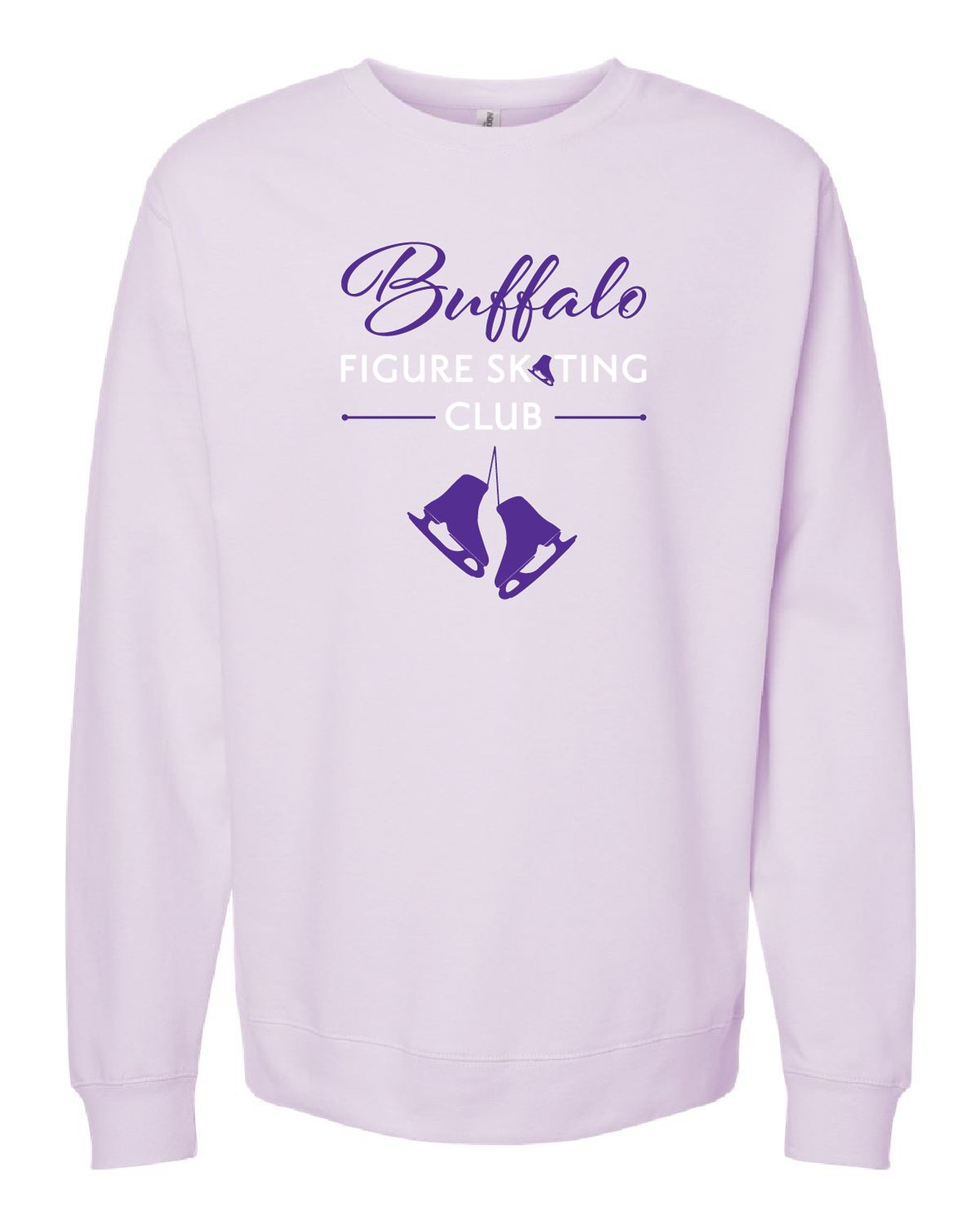 Buffalo Figure Skating Club Independent Trading Co. - Midweight Crewneck Sweatshirt - SS3000 - 3-Color Options (Personalize Option)
