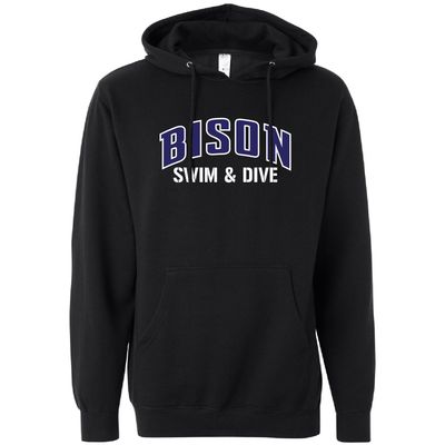 Buffalo Boys Swim &amp; Dive Independent Trading Co. - Midweight Hooded Sweatshirt - SS4500 - Black