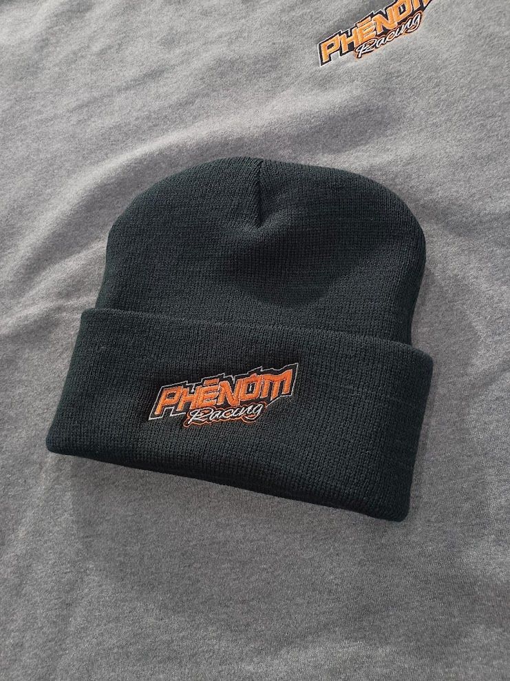 Phēnom Racing Winter Stocking Cap w/ Cuff - Black