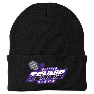Buffalo Boys Tennis Port Authority Knit Winter Hat - CP90 - Black