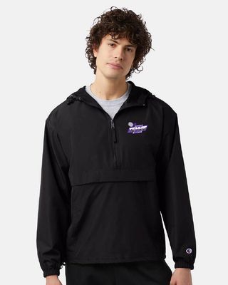 Buffalo Boys Tennis Champion Unisex Packable Anorak Jacket - CO200 - Black