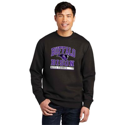 Buffalo Boys Tennis District V.I.T. Fleece Crewneck - DT6104 - Black