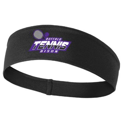 Buffalo Boys Tennis Sport-Tek PosiCharge Competitor Headband - STA35 - Black