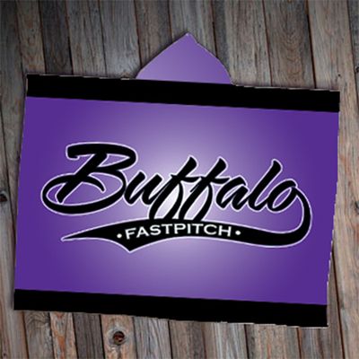 Buffalo Girls Fastpitch 60x80 Extra Large Plush Hooded Blanket