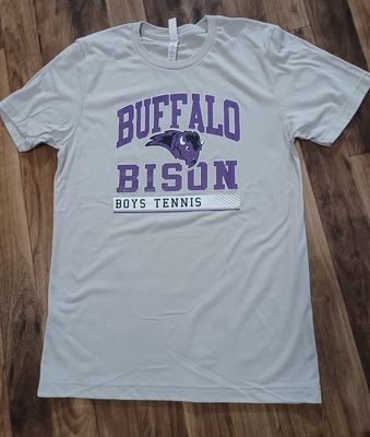 Buffalo Boys Tennis BELLA+CANVAS Unisex Heather CVC Short Sleeve Tee - 3001CVC - Heather Cool Grey