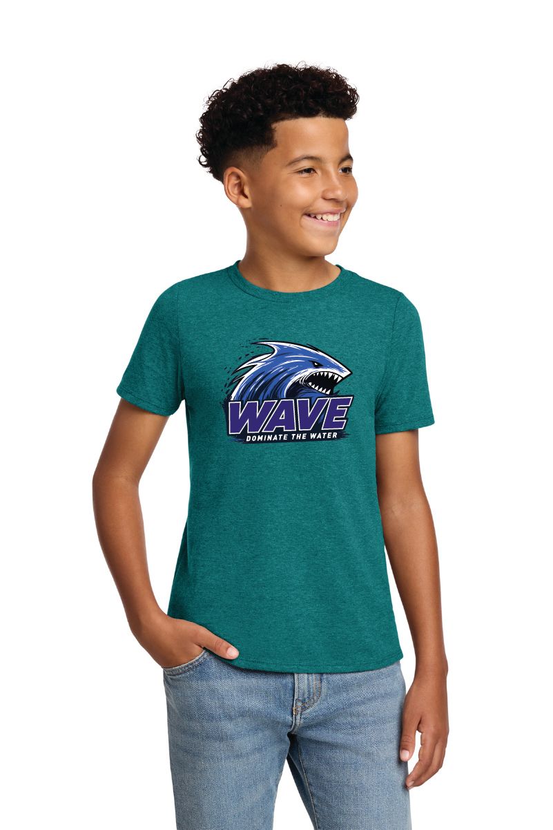 Wave Shark District Youth Perfect Blend CVC Tee - DT108Y - 3-Color Options