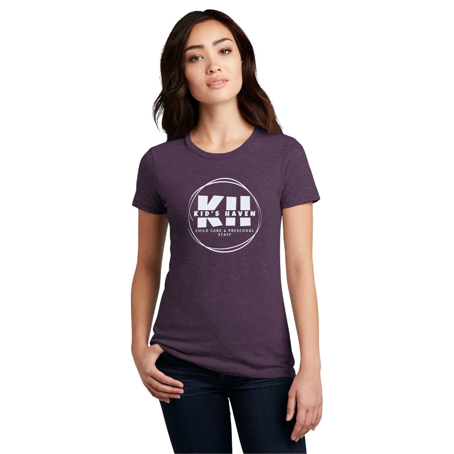Kid's Haven District Women's Perfect Blend CVC Tee - DM108L