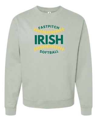 IRISH Fastpitch Independent Trading Co. - Midweight Crewneck Sweatshirt - SS3000 (2-Colors)