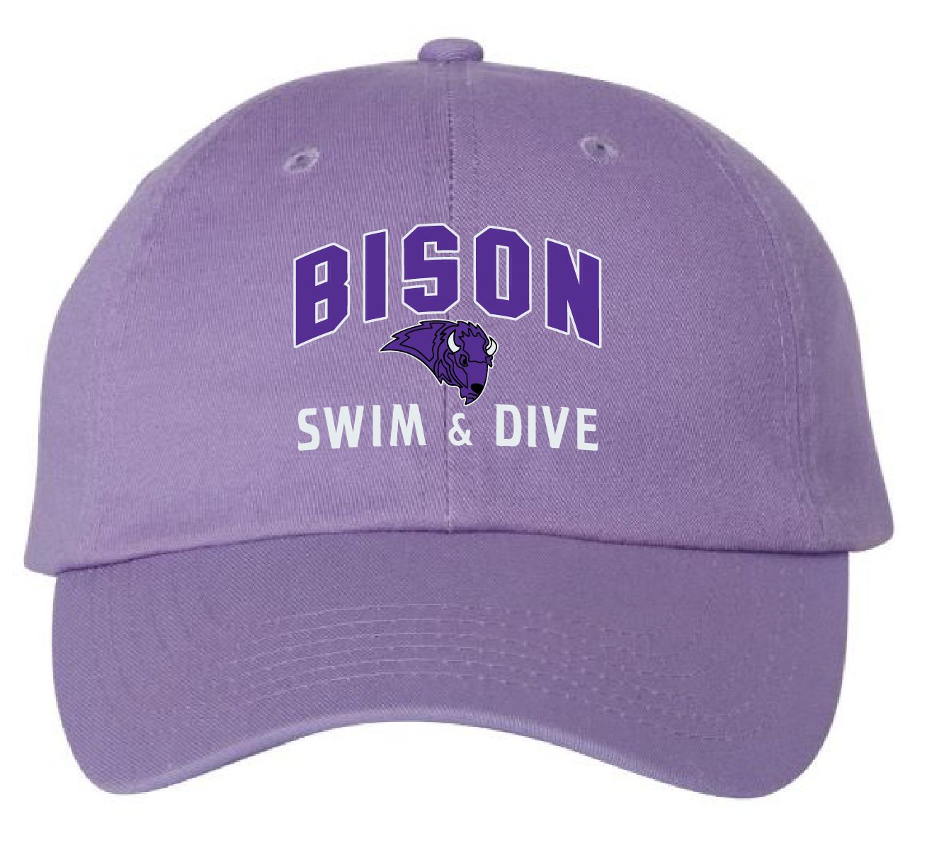 Buffalo-Maple Lake Girls Swim &amp; Dive Valucap - Bio-Washed Classic Dad Hat - VC300A (2-Color Options)