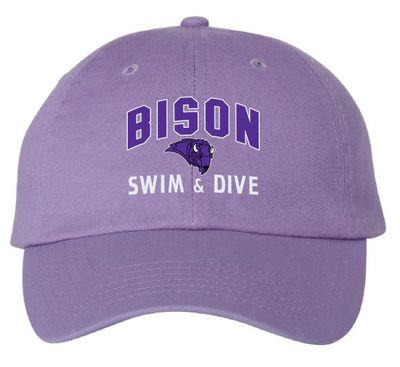 Buffalo-Maple Lake Girls Swim &amp; Dive Valucap - Bio-Washed Classic Dad Hat - VC300A (2-Color Options)