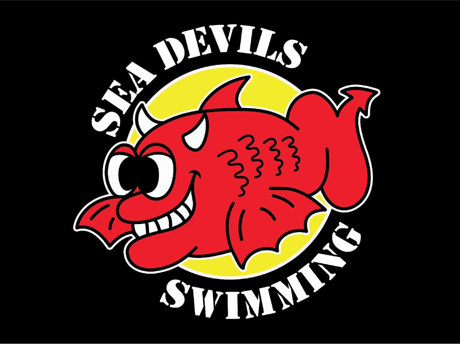 Sea Devils Swimming 60x80 Extra Large Plush Blanket
