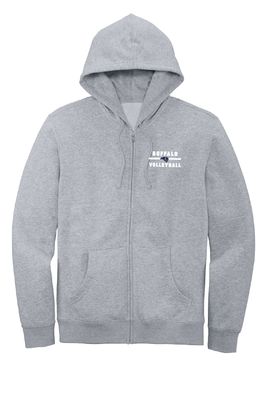 Buffalo Volleyball District V.I.T. Fleece Full-Zip Hoodie - DT6102 - GroutFit