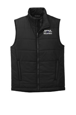 Buffalo Volleyball Port Authority Puffer Vest - J853 - Black