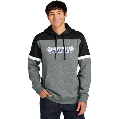 Buffalo Stampede Sport-Tek Drive Fleece Colorblock Hoodie STF205 - Black (Personalize Option) Buffalo Stampede Sport-Tek Drive Fleece Colorblock Hoodie STF205 - Black (Personalize Option)