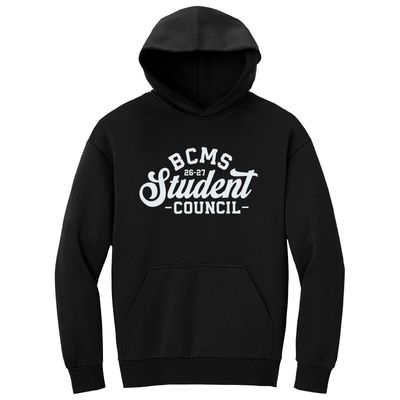 BCMS 2026-27 Student Council District V.I.T. Heavyweight Fleece Hoodie - DT6150 - Black