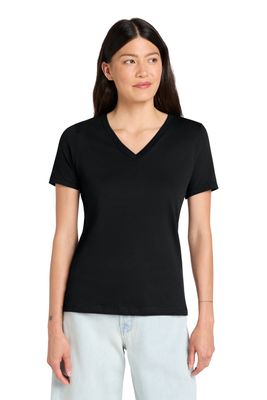 Women’s STFX BELLA+CANVAS Relaxed Jersey Short Sleeve V-Neck Tee - BC6405 - Black Women’s STFX BELLA+CANVAS Relaxed Jersey Short Sleeve V-Neck Tee - BC6405 - Black