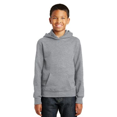 Youth STFX Port & Co Fan Favorite Fleece Hooded Sweatshirt - PC850YH - Athletic Heather Youth STFX Port & Co Fan Favorite Fleece Hooded Sweatshirt - PC850YH - Athletic Heather