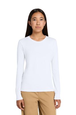 Youth STFX BELLA+CANVAS Jersey Long Sleeve Tee - BC3501Y - White Youth STFX BELLA+CANVAS Jersey Long Sleeve Tee - BC3501Y - White