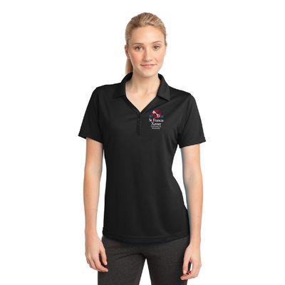 Women's STFX Sport-Tek Women's PosiCharge Micro-Mesh Polo - LST680 - Black