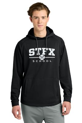 BACKORDERED Unisex STFX Richardson Charge Performance Fleece Long Sleeve Hoodie - 7200LSH - Black