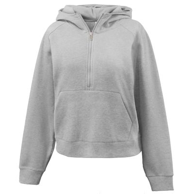 Women's STFX Pennant Sportswear Half-Zip Hoodie - 8467 - Grey
