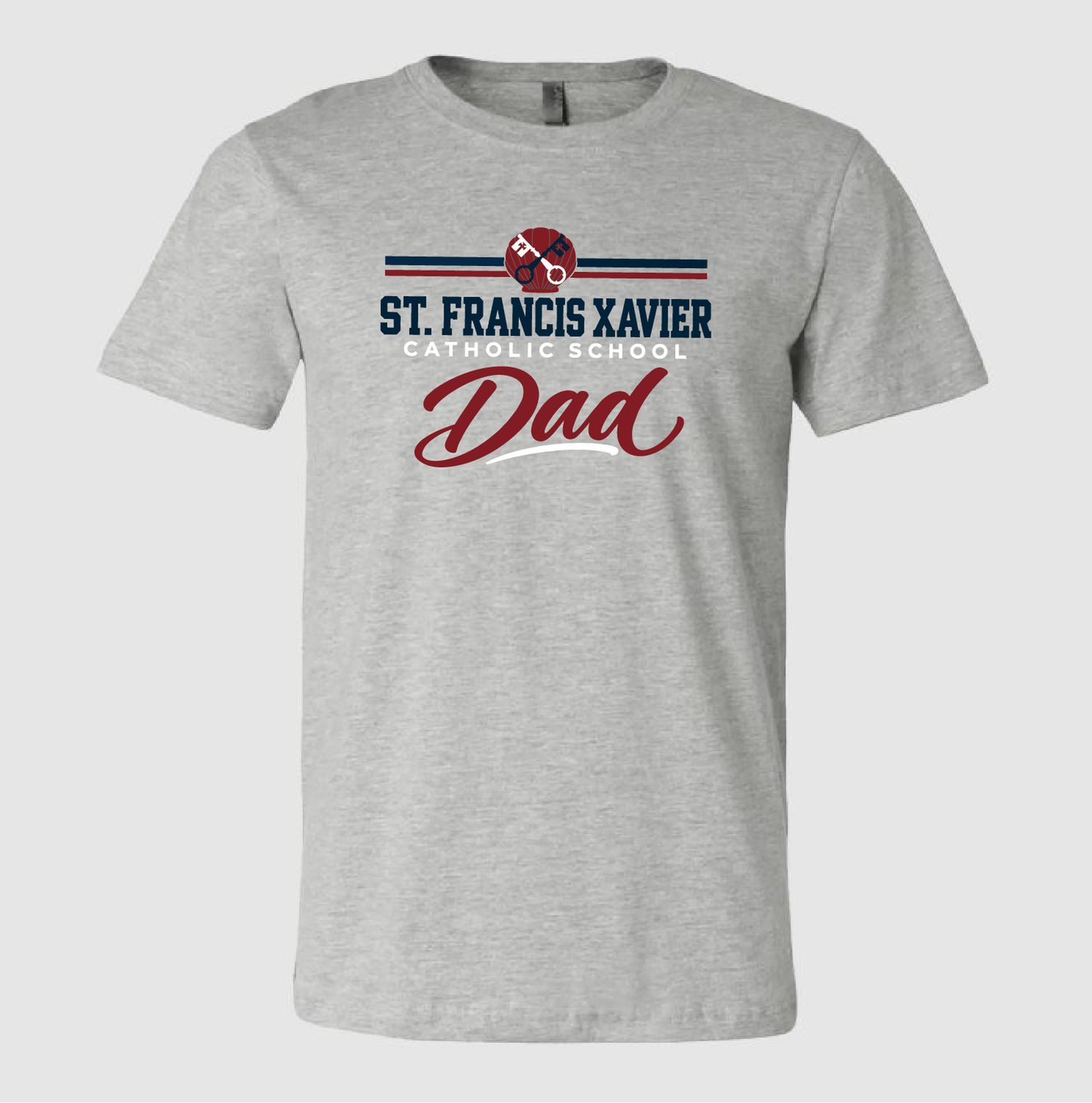 STFX Dad BELLA+CANVAS Heather CVC Short Sleeve Tee - 3001CVC - Athletic Heather
