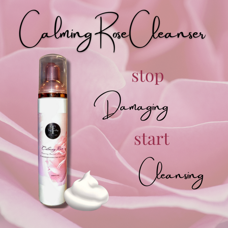 Calming Rosewater Foaming Facial Cleanser