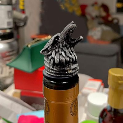 Wolf Head Wine Pourer &amp; Aerator – Gunmetal